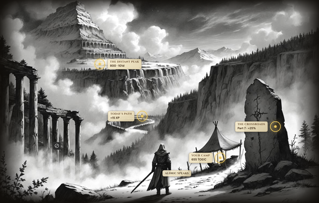 Carte de progression du Mentor dans Verse Arena